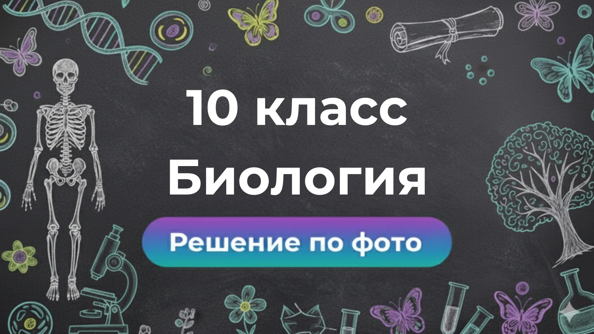 Решение задач по фото Биологии 10 класс: новый способ понять, а не зазубрить