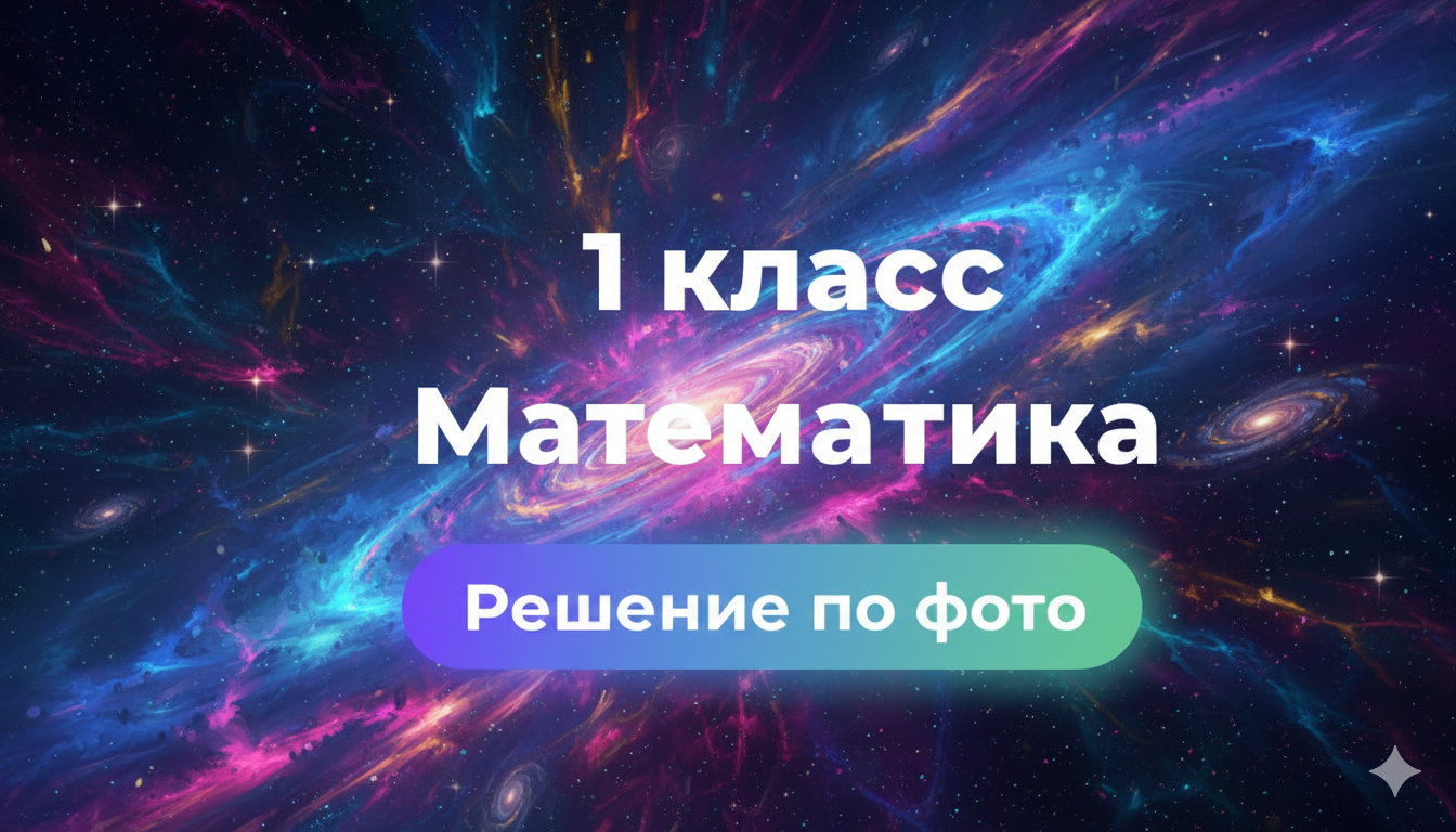 Решебник по Математике 1 класс: ответы по фото в боте Smartix